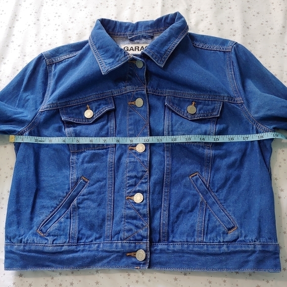 GARAGE Denim Jacket Size Large - Picture 9 of 10